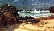 Beach at Nassau Albert Bierstadt